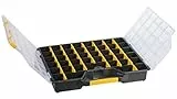 Allit Sortimentskasten, Sortierkasten, 1 Stück, Schwarz, Gelb, transparent, 457430