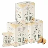 FOOD crew 36 Bibel Glückskekse in christlicher Geschenkbox - Glückskeks mit Bibelversen - Einzeln verpackt - Inspirierende Botschaften - Ideal für Taufe, Kommunion, Konfirmation oder Weihnachten