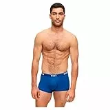 HUGO BOSS Herren Trunk 3p Co/EL Boxershorts, Open Blue 487, L