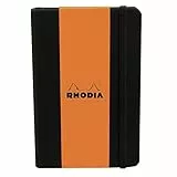 Rhodia 118669C Web Notebook (DIN A5, 14,8 x 21 cm, elfenbein, blanko, 90 g, 96 Blatt) 1 Stück schwarz