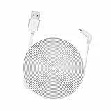 Ladekabel Kompatibel mit Arlo Pro & Arlo Pro 2 und Arlo GO, Wetterfestes Outdoor Netzkabel für Alle Arlo Smart Home-Überwachungskameras (6M)