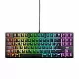 CHERRY XTRFY K4V2 TKL, Kabelgebundene Gaming-Tastatur ohne Nummernblock, Deutsches Layout (QWERTZ), RGB-Beleuchtung, Mechanische MX2A RED Switches, Schwarz