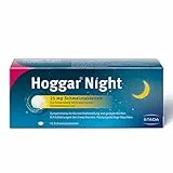 Hoggar Night – Schlaftabletten zur Hilfe beim Einschlafen und bei akuten Schlafstörungen – Gut verträglich, für erholsamen Schlaf – 1 x 10 Schmelztabletten