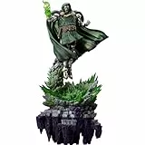 Iron Studios Sammlerstück, Kunst-Statue, Maßstab 1/10, Doctor Doom Infinity Gauntlet Diorama, Deluxe, Polystone, mehrfarbig, 42,4 cm, 42,5 cm