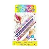 Pracht Creatives Hobby 6048-20011 Diamond Painting Armbänder, 3 Stück, Bastelset zum Gestalten eines persönlichen Armbandes mit Glitzersteinchen, für Kinder ab 5 Jahren