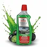 NIGRIN Scheibenklar Konzentrat 1:10 Designer Duft | 1 Liter | Reinigungszusatz für Autoscheiben und Scheinwerfer | entfernt Insekten, Öl, Fett | schlierenfrei | verhindert Streulicht | ab 5 °C