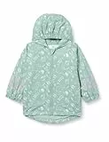 Playshoes Unisex Kinder Fleece-futter Regenmantel Regenjacke Regenbekleidung, Grün Waldtiere, 116 EU