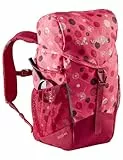 VAUDE Kinderrucksack Skovi für Jungen & Mädchen, komfortabler Wanderrucksack Kinder 10 L in pink, Wetterfester Schulrucksack mit viel Stauraum & reflektierende Elemente