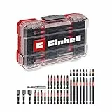 Original Einhell M-CASE 38-tlg. Impact-Bit-Set (25-mm-Bits, 50-mm, 90-mm, Sechskantstecknüsse, 60-mm-Bithalter inkl. Aufbewahrungsbox)