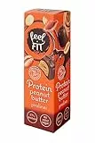 Feel FIT Protein Erdnussbutter-Pralinen in hochwertiger Milchschokolade, ohne Zuckerzusatz, 17% Eiweiß, glutenfrei, 12-er Pack (12 x 33 g)