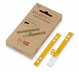 VELOFLEX 2003500 - Lochverstärker VELOFIX pure, 105x15mm, FSC zertifiziertes Papier, selbstklebend, Lochabstand 60 & 80mm, zur Heftrandverstärkung,besonders von Zeichnungen, Plänen, 50er Packung, weiß