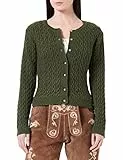 Stockerpoint Sophia Damen Trachtenstrickjacke, Moosgrün, 38
