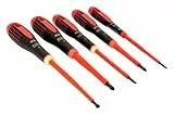 Bahco Isolierter Schraubendrehersatz, 5-teilig Schlitz, PHILLIPS®
