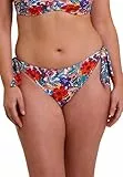 SANS COMPLEXE Damen Curaçao Bikini Bottoms, Multicolor Tropical Print, 36-38 EU
