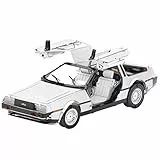 Metal Earth Fascinations Metallbausätze - Delorean (Zurück in die Zukunft), lasergeschnittener 3D-Konstruktionsbausatz, 3D Metall Puzzle, DIY Modellbausatz mit 2.5 Metallplatinen, ab 14 Jahre