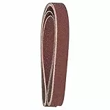 Bosch DIY Accessories DIY Schleifband (für Black+Decker Powerfile verschiedene Materialien, 3 Stück, 13 x 455 mm, Körnung 120), 2609256239