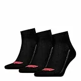 Levi's Unisex Quarter Socks, Black, 43/46