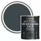 Rust-Oleum Küchenmöbellack in mattem Finish - Schwarzer Sand 750ml