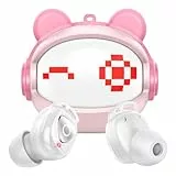 Bluetooth Kopfhörer, In Ear Kopfhörer Kabellos Bluetooth 5.4 mit 4 ENC Noise Cancelling Mic, Stilvolles Kabellose Kopfhörer, 40Std Tiefer Bass Earbuds, IP7 Wasserdicht Ohrhörer für Arbeit/Studium,Rosa