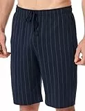 Schiesser Herren Lange Schlafhose Bio-Baumwolle-Mix + Relax Pyjamaunterteil, Nachtblau_182186, 56