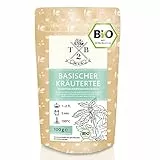 Basischer Kräutertee in Bio-Qualität zur basischen Ernährung mit Brennnessel, 100g (Ca. 40 Tassen) – Tea2Be by Sarenius