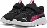 PUMA Unisex Baby FLEXFOCUS MODERN AC+ INF Sneaker, Black PINK White, 24 EU
