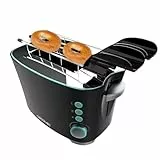 Cecotec Toaster Toast&Taste Double B, 650W Leistung, Doppel-Schlitz für 2 Toasts, Automatische Abschaltung und Pop-up-Funktion, Krümelablage, Extra-Lift-System, Selbstzentrierung, inklusive Zange