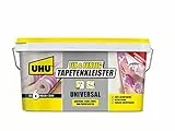UHU Fix & Fertig Tapetenkleister Universal, Eimer, Fertigkleister für die einfache Anbringung von Tapeten aller Art, 5 kg