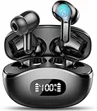 Bluetooth Kopfhörer in Ear, Kopfhörer Kabellos Bluetooth 5.3 mit ENC Noise Cancelling Mikrofon, 2025 Neue Wireless Kopfhörer mit 40H Tiefer Bass, IP7 Wasserdicht Wireless Earbuds Ohrhörer, LED-Anzeige
