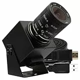 Mermaid 4K USB HDMI Kamera mit 3.6-10mm Manuellem Objektiv, Optischer Zoom Webcam Nahaufnahme PC Kamera H.264 30FPS Industriekamera für Computer,Laptop,TV,Monitor,Projektor