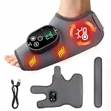 4-In-1 Fußmassager, FussmassagegeräT Elektrisch 3 Modi Und 6 WäRmestufen, Portable Cordless Ankle Massagers mit 3000mAh Akku für Knöchel,Ferse,Sohle,Fußrücken für beide Füße, 1 Stück