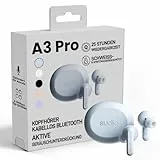 sudio A3 Pro True Wireless Kopfhörer Kabellos Bluetooth | Noise Cancelling In Ear Kopfhörer Bluetooth 5.4 | Aktive Geräuschunterdrückung | 25h Spielzeit | USB-C Ladecase | Blau