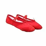 Healifty Tanzschuhe für Frauen - Rot, Größe 38 EU, Flach, geeignet für Ballet und Hochzeit