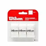 Wilson Unisex Greepband profiel 3 stuks Overgrip, Weiß, NS EU