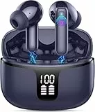 Bluetooth Kopfhörer, In Ear Kopfhörer Kabellos Bluetooth 5.4, Tiefer Bass 6D-Stereo Ear Buds, 50 Std ENC Noise Cancelling Ohrhörer, EQ per App, USB-C, IPX7 Wasserdicht Sport Headphones iOS/Android