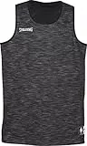 Spalding Herren Street Reversible Tank Top Tanktop, grau Melange/Schwarz, L