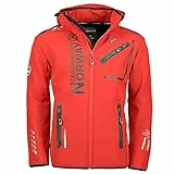 Geographical Norway Herren Softshelljacke Royaute red/black XL
