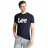 Lee Herren Wobbly Logo Tee Navy Drop T-Shirt, XL