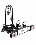 VEVOR Faltbarer Fahrradträger Kupplungs-Fahrradträger passend für 5 cm Aufnahme, Heckträger Radträger für 2 Fahrräder bis 65 kg Tragkraft, abschließbarer Fahrradträger für E-Bikes mit Rücklicht