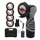 Weytoll Mini-Winkelschleifer, 15000 U/min, handgeführtes Schneidwerkzeug mit 4800-mAh-battery 5 Trennscheiben und Ladegerät zum Schneiden, Schleifen und Polieren (EU)