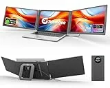 Teamgee 15,6 Zoll Laptop Bildschirm Erweiterung mit Powerbank, 1-Kabel Portable Monitor Plug & Play, Kompatibel mit Mac (M1-M4), Windows, Surface, Chrome, Gut für Homeoffice, Studios, Selbstständige