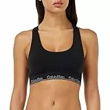 Calvin Klein Damen BH Racerback-Bralette , Schwarz (Black) , XXL