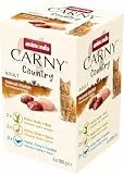 animonda Carny Country Katzenfutter nass Home Mix (6 x 100g), getreidefreies Katzen Nassfutter ohne Zucker, mit frischen fleischigen Zutaten, Sortenmix