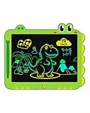 ORSEN LCD Schreibtafel Spielzeug ab 3 4 5 6 7 8 Jahre alt Junge Mädchen, 12-Zoll Bildschirm Zeichenbrett Maltafel, Dinosaurier(Grün)