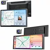 Krunia Tragbares Wireless CarPlay Display Set – 9,26 Zoll & 9 Zoll mit, Apple CarPlay & Android Auto, OTA-Updates, Rückfahrkamera, Bluetooth, GPS Navigation