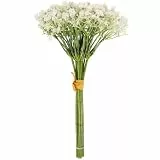Amosfun KüNstliche Blumen 16 StüCk Schleierkraut KüNstlich Brautstrauß FüR Hochzeit Dekoration Realistisch Kunststoff Gypsophila-Blumenstrauß Deko FüR Zuhause Und Veranstaltungen