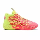 PUMA Mb.04 1Love Basketball-Sneaker für Herren, Rosa, Yellow Alert/Pink Alert, 44 EU