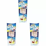 Cool Milk ÖKO Trinkhalme zum Kakaomachen| Kirsch Banane KIBA |3 Packungen mit je 5 kompostierbaren Trinkstrohhalmen (1 x 30 g)