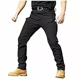 HSUAYEUD Wanderhose Zip Off Herren,Herren Militär Taktische Hose, MKampfhose, Ripstop-Arbeitshose, wasserabweisend, ACU CargohoseHerren Taktische Militärhose Combat Paintball Hose Outdoor