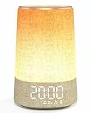 Tageslichtwecker Wecker Sonnenaufgang mit 7 Sanfter Wecktöne,30 Naturgeräuschen,3 Weckmodi,Dimmbar Anzeige,10 Helligkeitsstufig Nachttischlampe Schlafzimmer,Geschenke für Frauen Männer Teens Mädchen